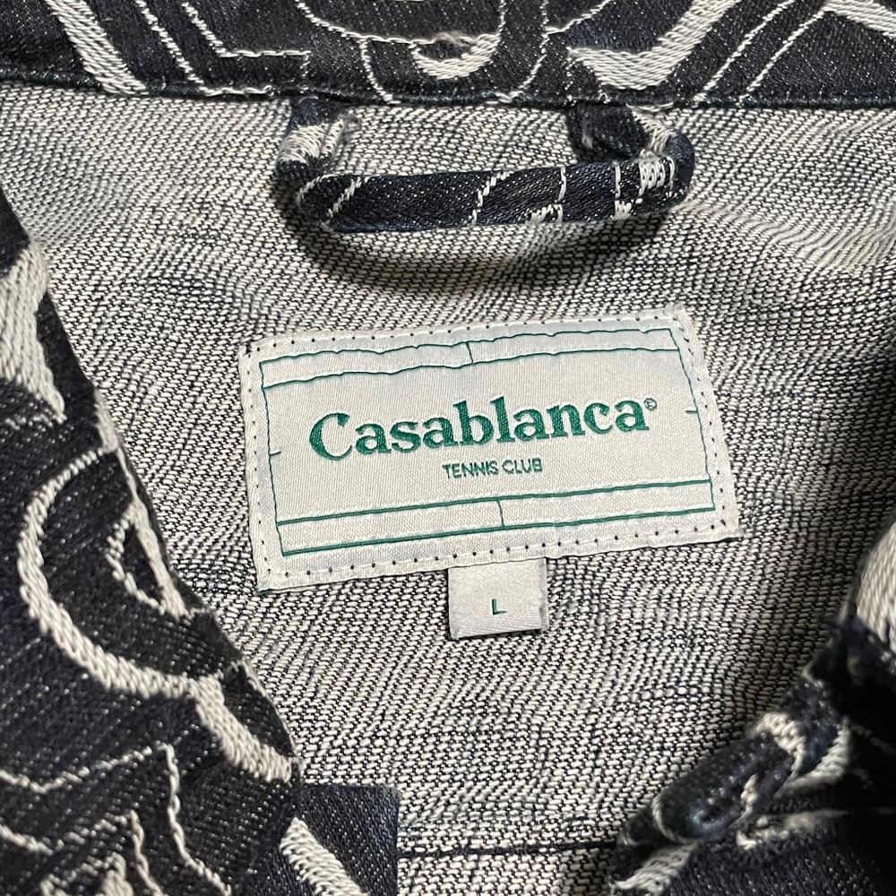 Casablanca monogram denim jean jacket